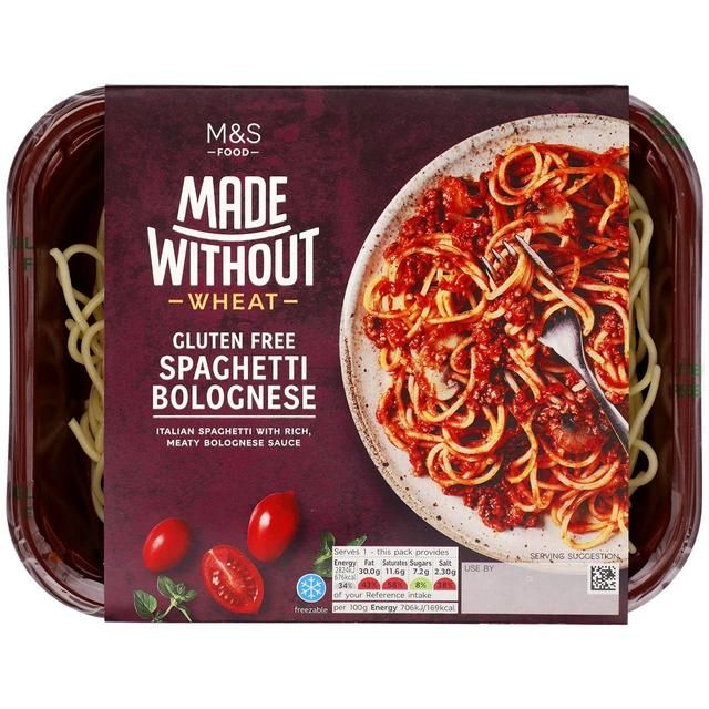 M&amp;amp;S Made Without Wheat Gluten Free Spaghetti Bolognese   400g