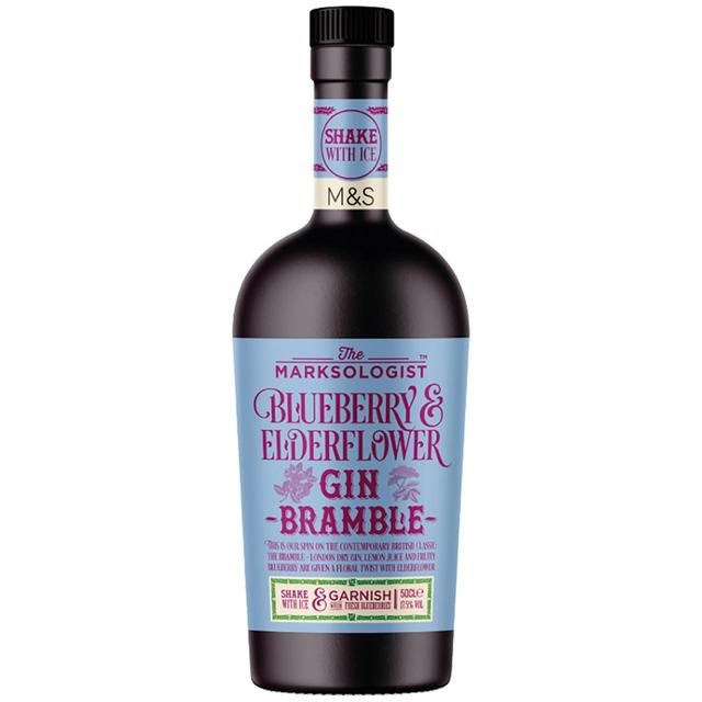 M&amp;amp;S Marksologist Blueberry &amp;amp; Elderflower Gin Bramble   50cl