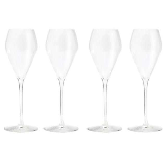 M&amp;amp;S Maxim Crystal Prosecco Glasses Set   4 per pack