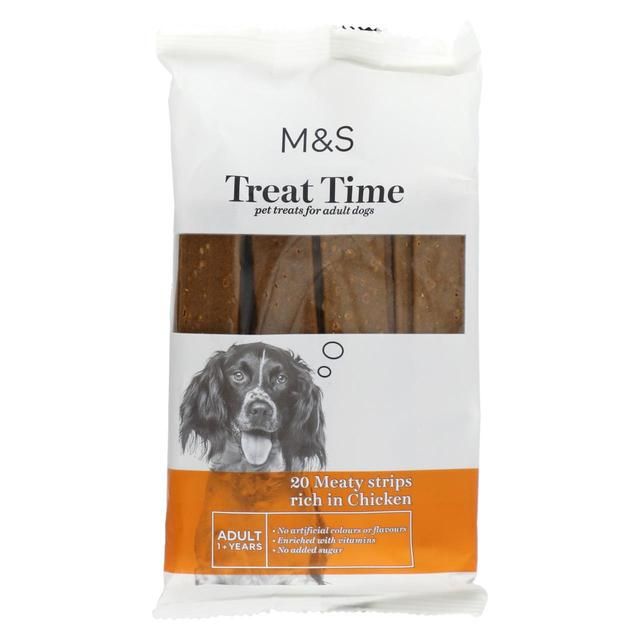 M&amp;amp;S Meaty Chicken Dog Treats   200g