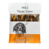 M&amp;amp;S Meaty Chicken Twisters Dog Treats   140g
