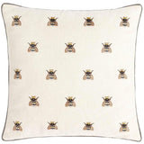 M&amp;amp;S Medium Repeat Bee Cushion Neutral 45X45.0cm