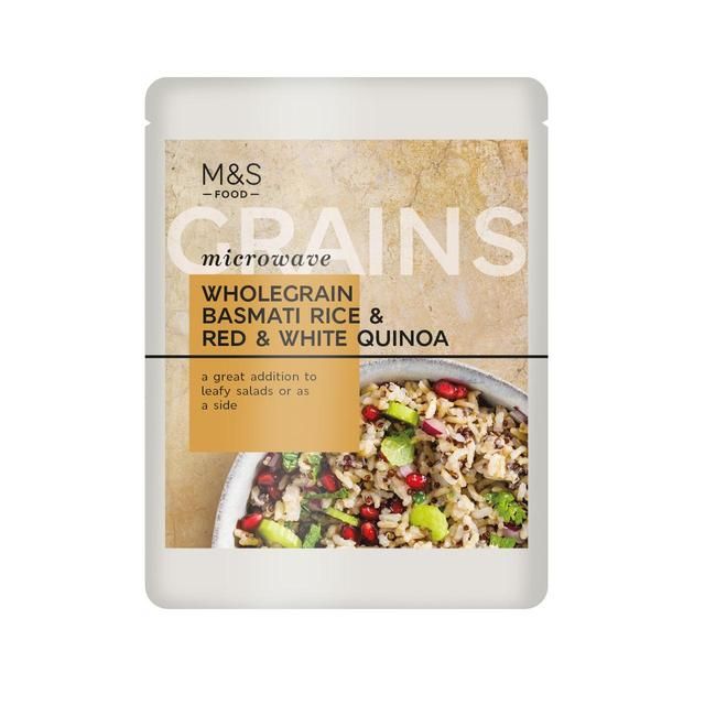 M&amp;amp;S Microwave Wholegrain Basmati Rice &amp;amp; Quinoa   250g