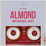 M&amp;amp;S Mini Almond Bakewell Cakes   4 per pack