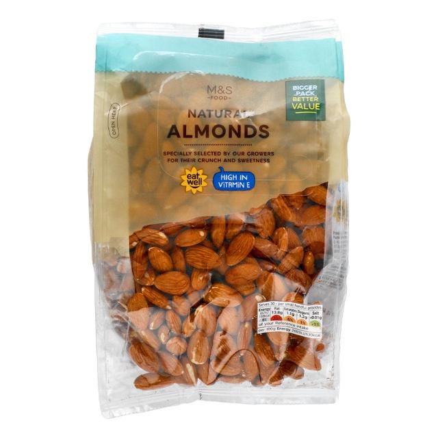 M&amp;amp;S Natural Almonds   750g