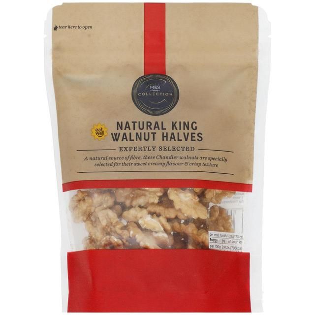 M&amp;amp;S Natural King Walnut Halves   100g