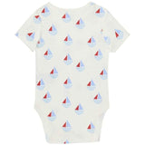 M&amp;amp;S Nautical Bodysuits Newborn-3 Years Ecru