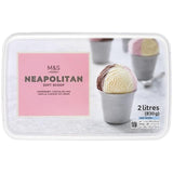 M&amp;amp;S Neapolitan Soft Scoop Ice Cream   2L