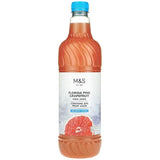 M&amp;amp;S No Added Sugar Pink Grapefruit High Juice   1L