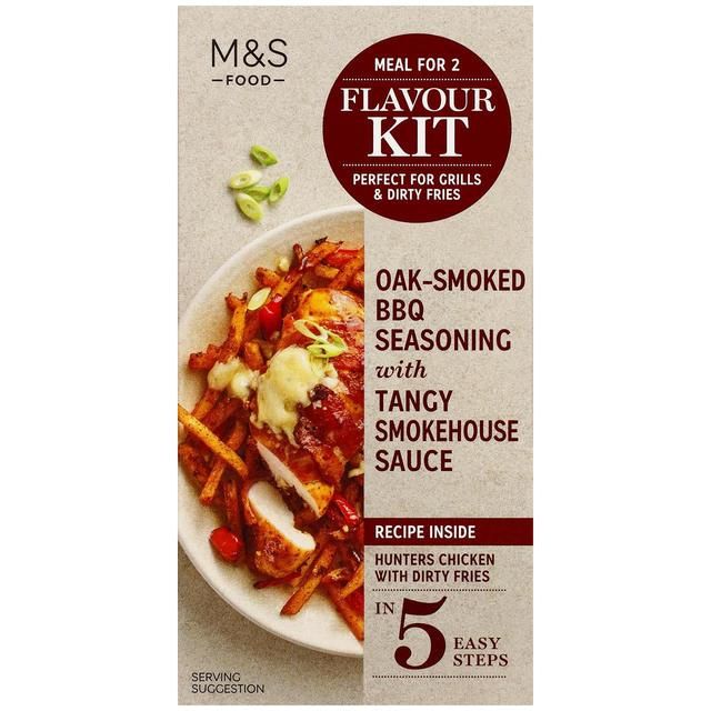M&amp;amp;S Oak Smoked BBQ Seasoning with Smokehouse Sauce   40g