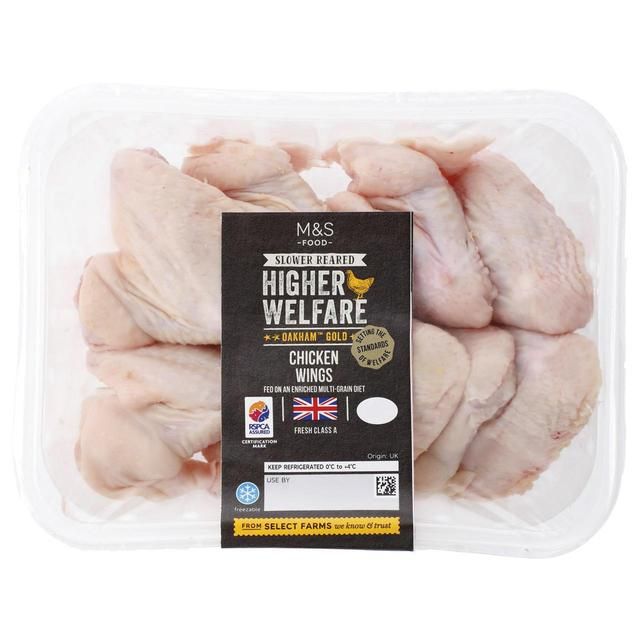 M&amp;amp;S Oakham Gold Chicken Wings   750g