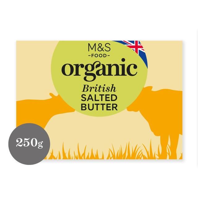 M&amp;amp;S Organic British Salted Butter   250g