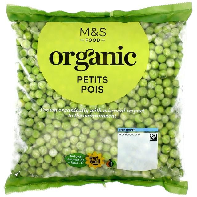 M&amp;amp;S Organic Petits Pois Frozen   500g