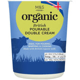 M&amp;amp;S Organic Pourable Double Cream   300ml