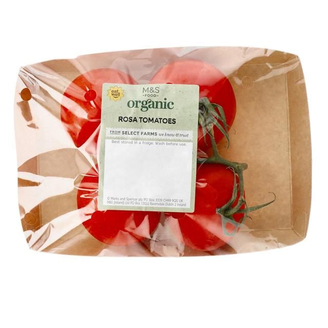 M&amp;amp;S Organic Vine Ripened Rosa Tomatoes   375g
