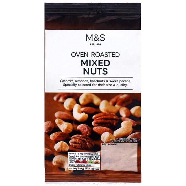 M&amp;amp;S Oven Roasted Mixed Nuts   175g