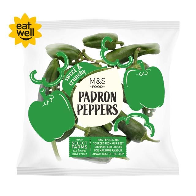 M&amp;amp;S Padron Peppers   130g