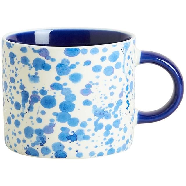 M&amp;amp;S Paint Splatter Mug Blue