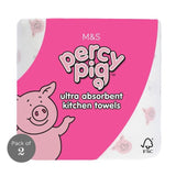 M&amp;amp;S Percy Pig Kitchen Towel   2 per pack