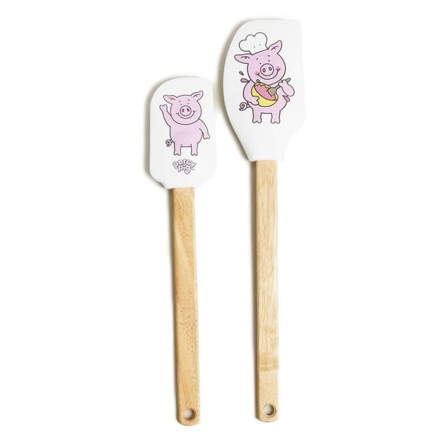 M&amp;amp;S Percy Pig Set of Two Spatulas One Size Pink   2 per pack