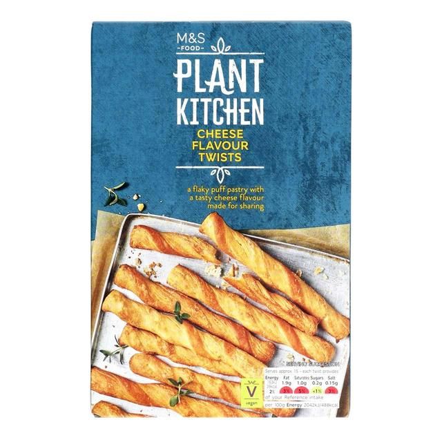 M&amp;amp;S Plant Kitchen Cheese Flavour Twists   125g