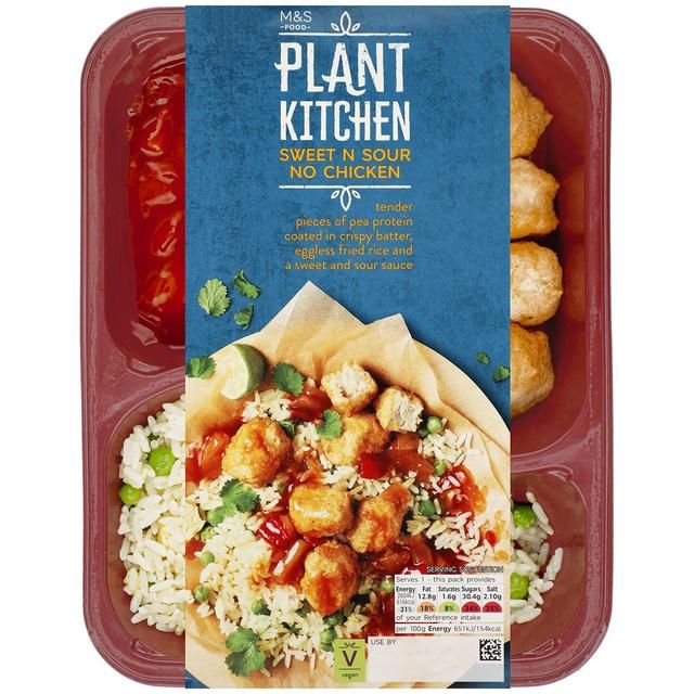 M&amp;amp;S Plant Kitchen Sweet N Sour No Chicken   400g
