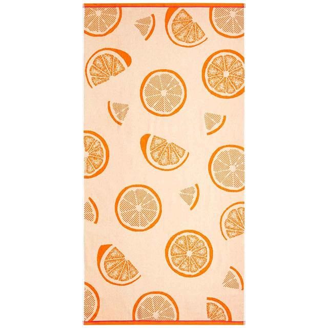 M&amp;amp;S Pure Cotton Orange Slices Beach Towel