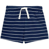M&amp;amp;S Pure Cotton Striped Shorts 0-3 Years Blue