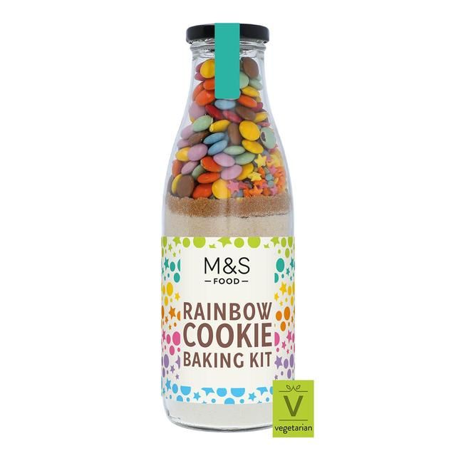 M&amp;amp;S Rainbow Cookie Baking Kit   645g