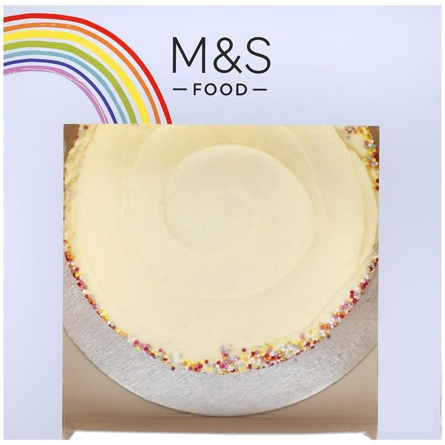 M&amp;amp;S Rainbow Layer Cake   690g