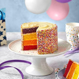 M&amp;amp;S Rainbow Layer Cake   690g