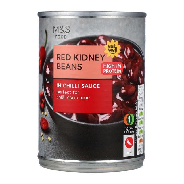 M&amp;amp;S Red Kidney Beans In Chilli Sauce   395g