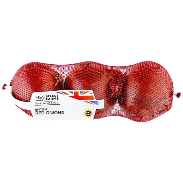 M&amp;amp;S Red Onions   3 per pack