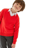 M&amp;amp;S Red Unisex 2Pk Cotton Jumper with Staynew 3-14 Y