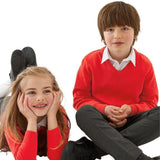 M&amp;amp;S Red Unisex 2Pk Cotton Jumper with Staynew 3-14 Y