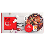 M&amp;amp;S Red Wine Flavour Pots   4 x 24g