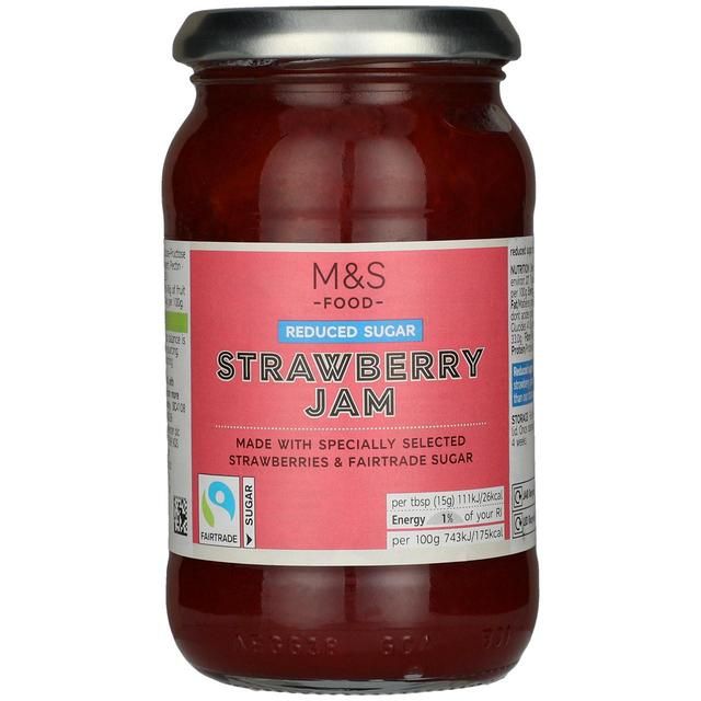 M&amp;amp;S Reduced Sugar Strawberry Jam   415g