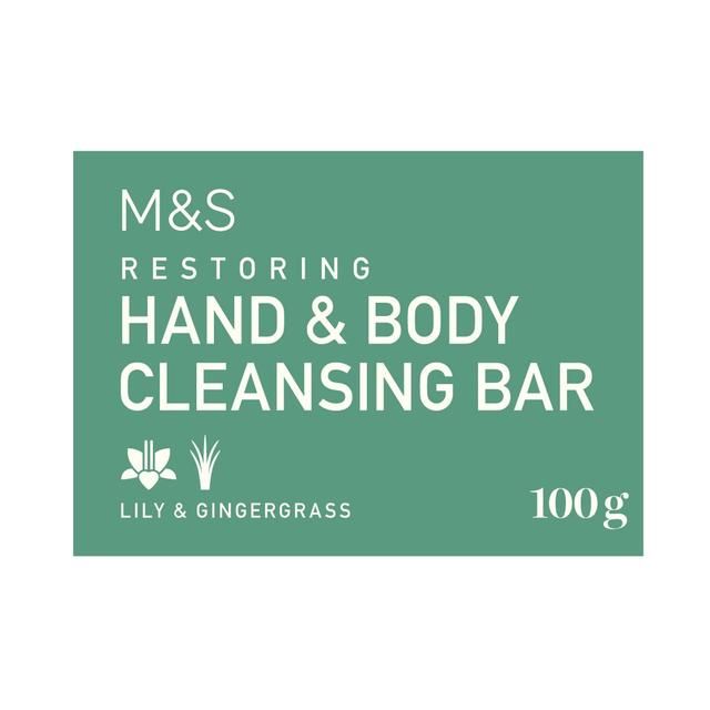 M&amp;amp;S Restoring Hand &amp;amp; Body Cleansing Bar   100g