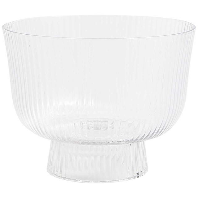 M&amp;amp;S Ribbed Glass Trifle Bowl