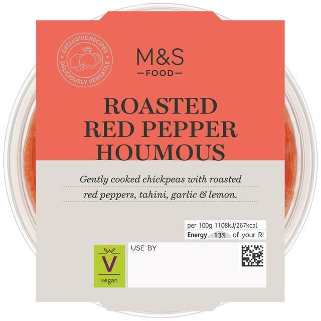 M&amp;amp;S Roasted Red Pepper Houmous   200g
