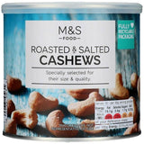 M&amp;S Roasted &amp; Salted Cashew Tin   300g GOODS M&amp;S   