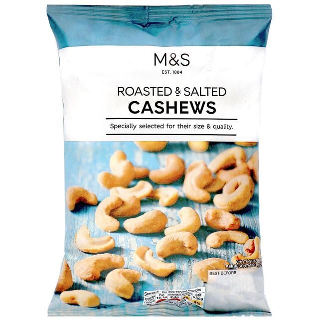 M&amp;amp;S Roasted &amp;amp; Salted Cashews   250g