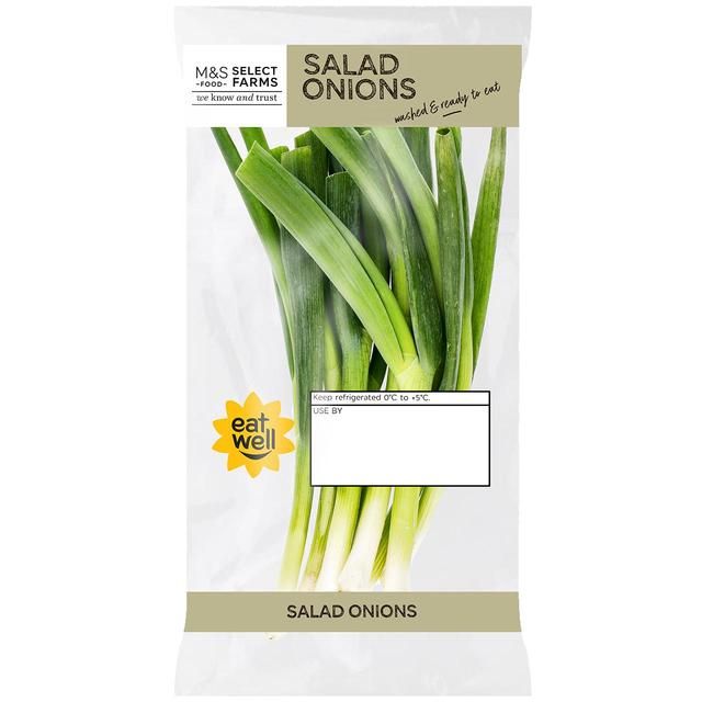 M&amp;amp;S Salad Onions   125g