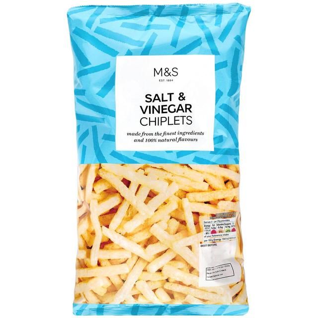 M&amp;amp;S Salt &amp;amp; Vinegar Chiplets   100g