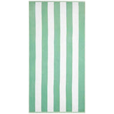M&amp;amp;S Sand Resist Stripe Beach Towel Sage Green