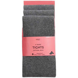 M&amp;amp;S School Tights 3 Pack 2-14 Years Grey