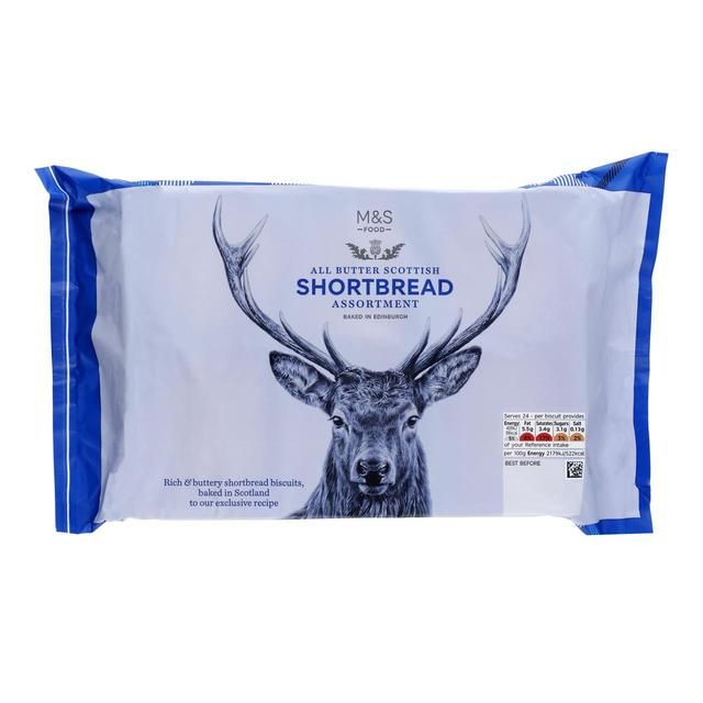 M&amp;amp;S Scottish All Butter Shortbread Assortment   450g