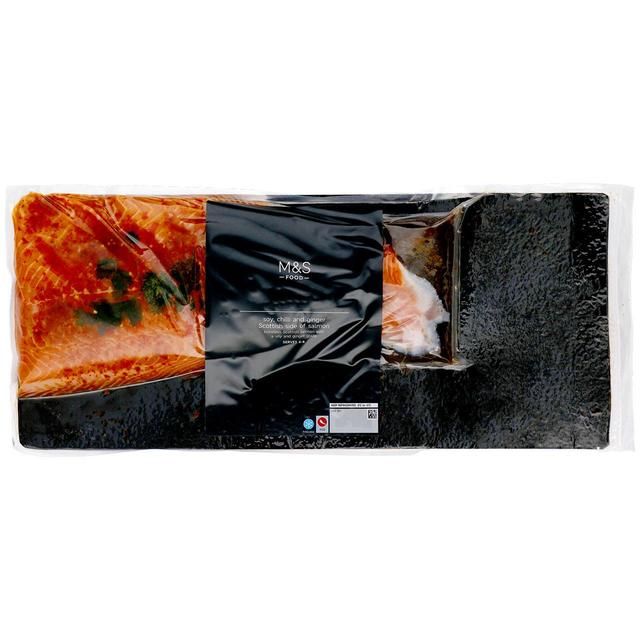 M&amp;amp;S Scottish Salmon with a Soy &amp;amp; Ginger Glaze Boneless   1kg