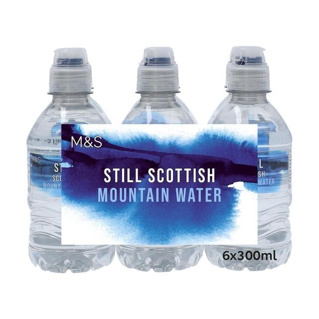 M&amp;amp;S Scottish Still Mountain Water   6 x 300ml
