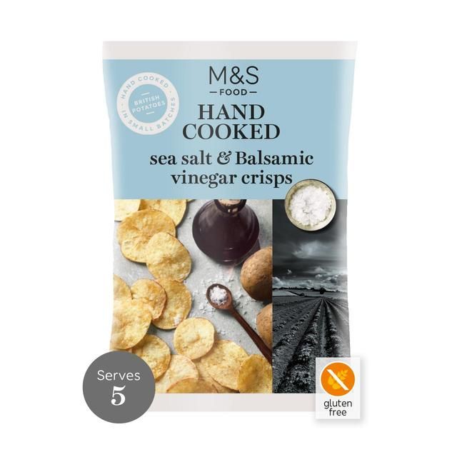 M&amp;amp;S Sea Salt &amp;amp; Balsamic Vinegar Crisps   150g